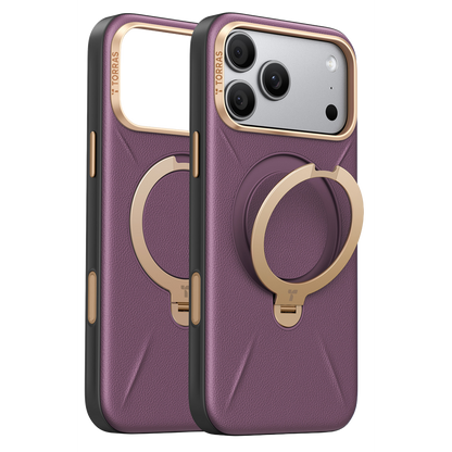 Torras Apple iPhone 18 Pro Max O Stand Spin VegSkin Serisi Magsafe Kılıf