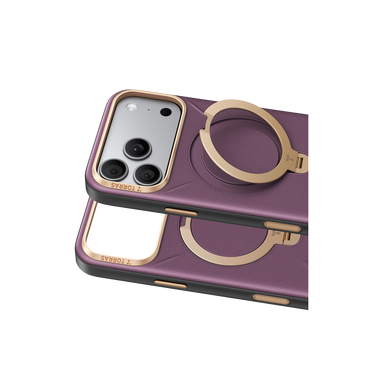 Torras Apple iPhone 18 Pro Max O Stand Spin VegSkin Serisi Magsafe Kılıf