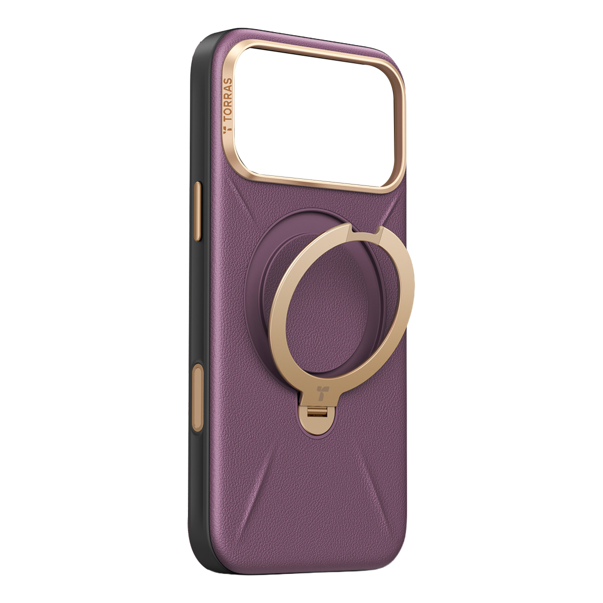 Torras Apple iPhone 18 Pro Max O Stand Spin VegSkin Serisi Magsafe Kılıf