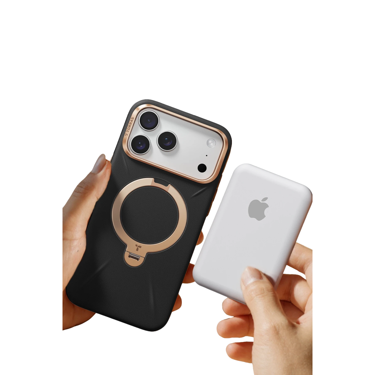 Torras Apple iPhone 18 Pro Max O Stand Spin VegSkin Serisi Magsafe Kılıf