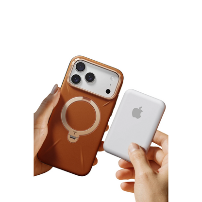 Torras Apple iPhone 18 Pro Max O Stand Spin VegSkin Serisi Magsafe Kılıf