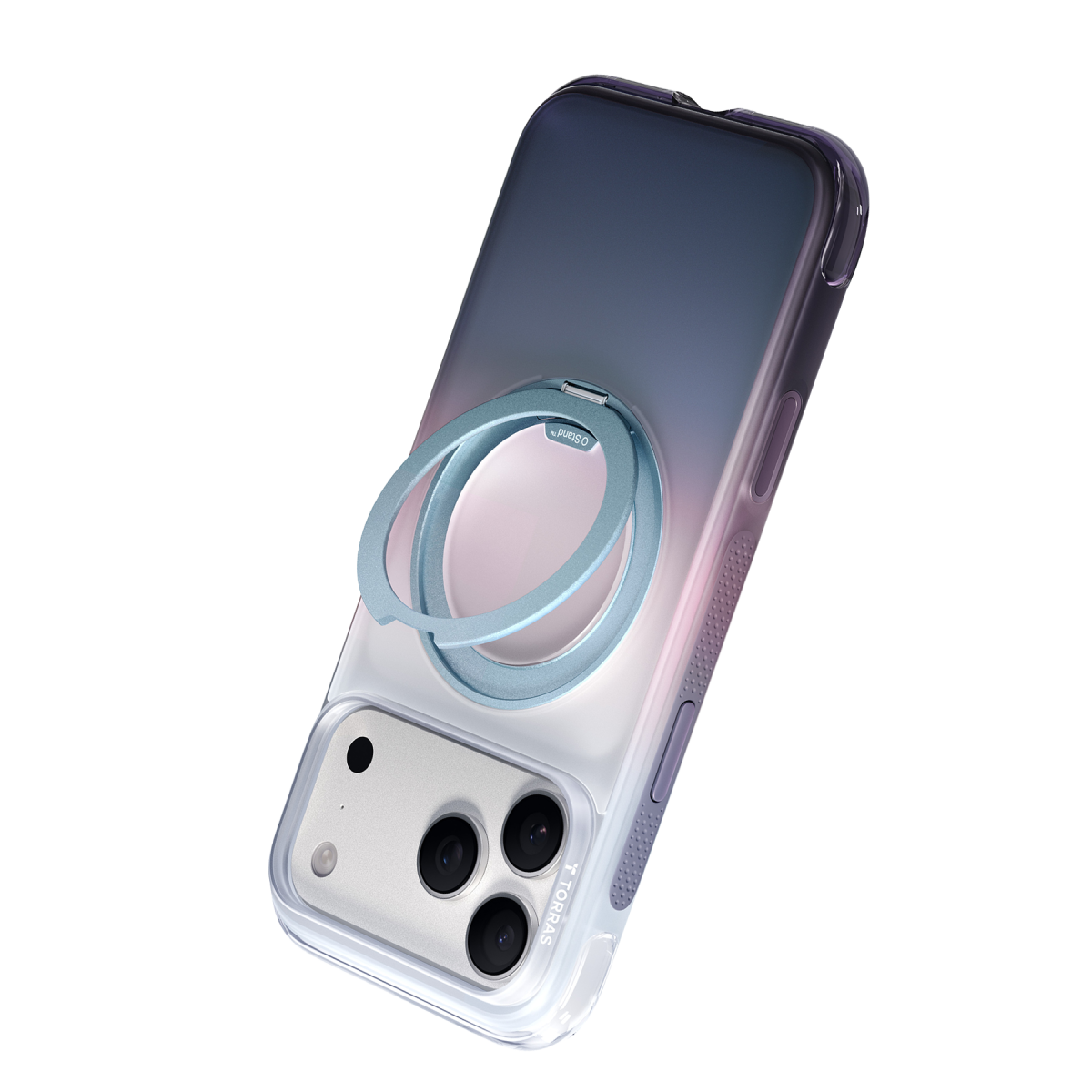 Torras Apple iPhone 18 Pro Max O3 Air Gradient Standlı Magsafe Kapak