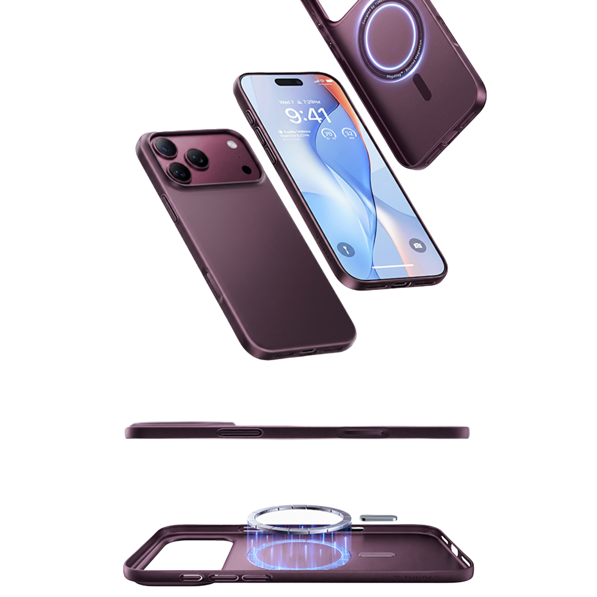 Torras Apple iPhone 18 Pro Max OriginFit Magsafe Kılıf