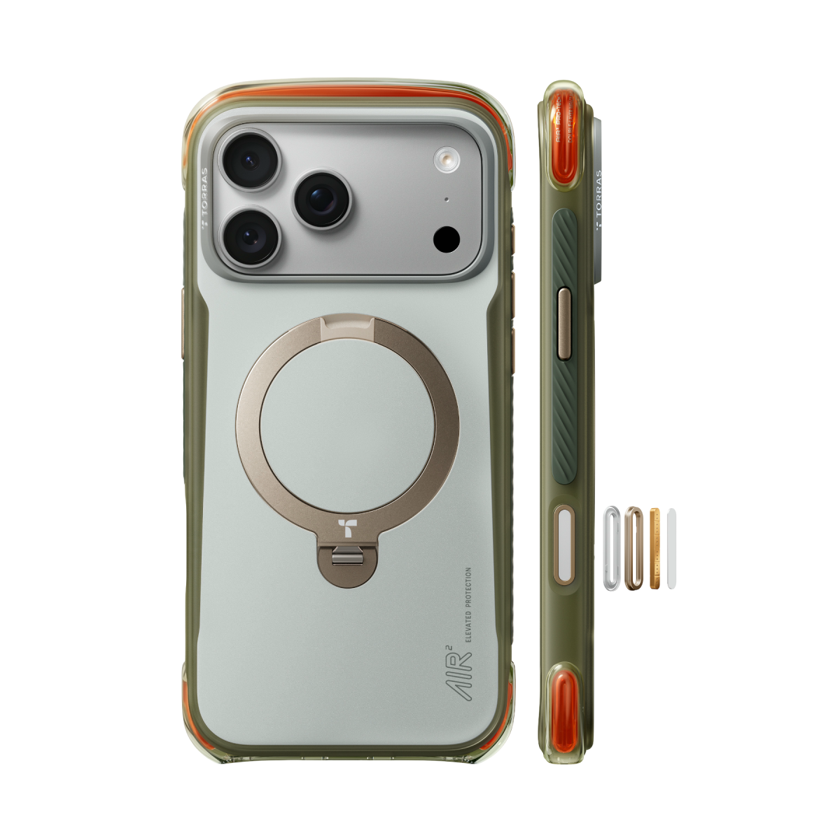 Torras Apple iPhone 18 Pro Max Ostand Q3 Air Pro Standlı Magsafe Kapak