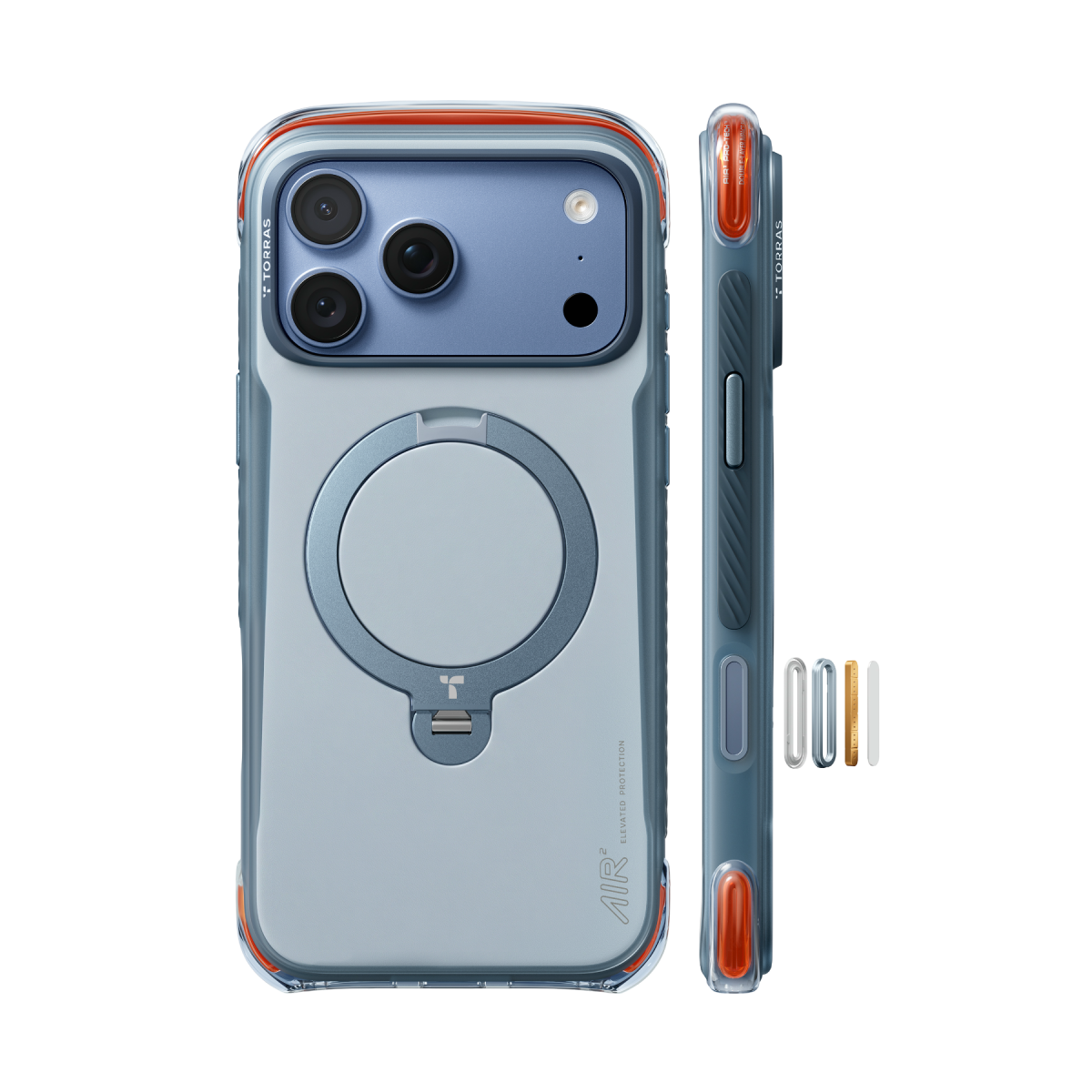 Torras Apple iPhone 18 Pro Max Ostand Q3 Air Pro Standlı Magsafe Kapak