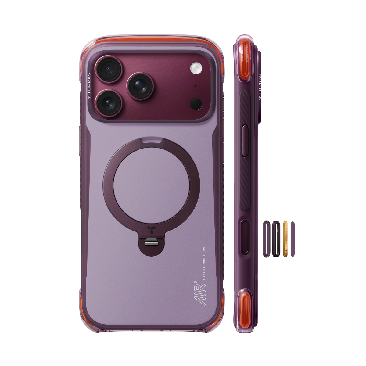 Torras Apple iPhone 18 Pro Max Ostand Q3 Air Pro Standlı Magsafe Kapak