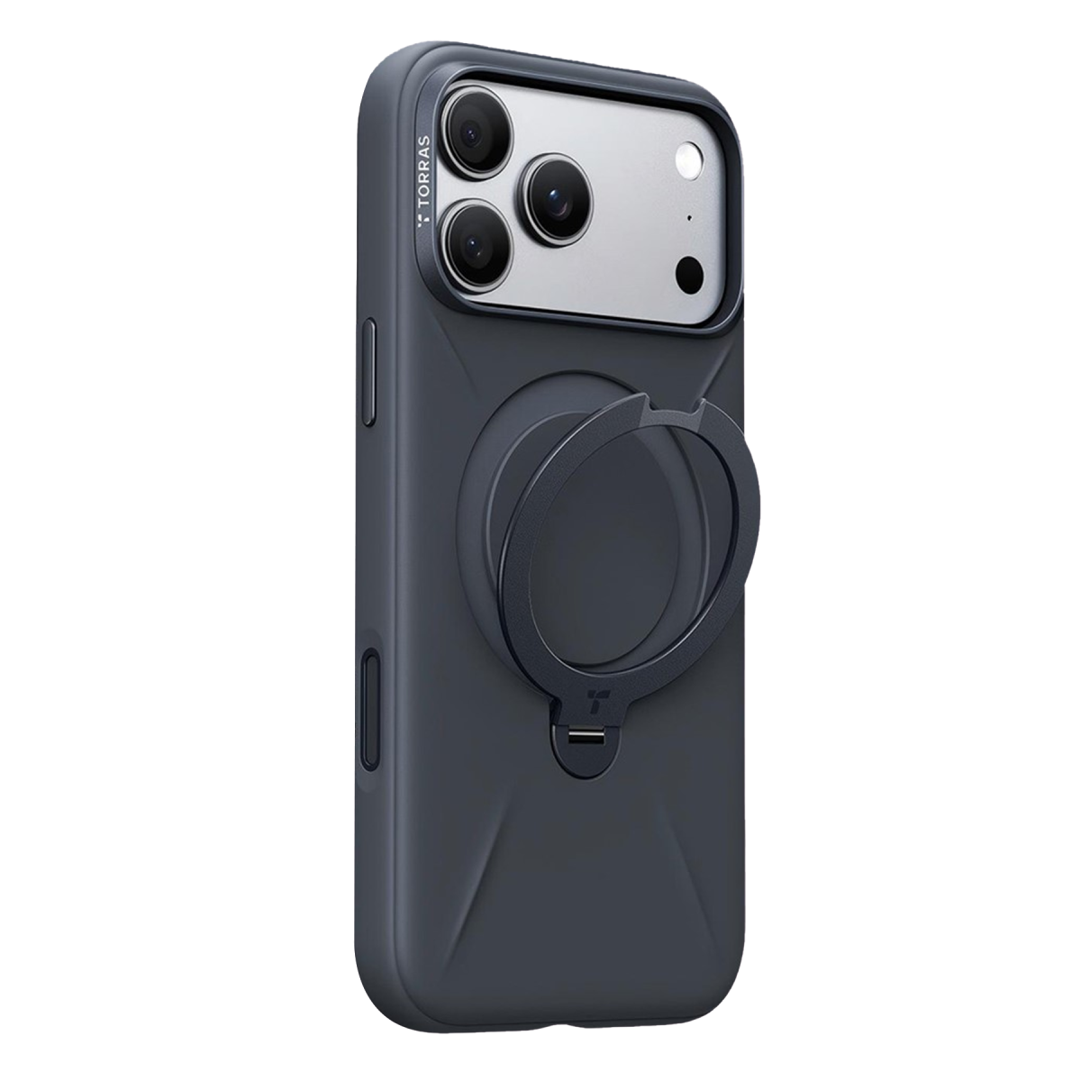 Torras Apple iPhone 18 Pro Max Ostand Q3 Silicone Standlı Magsafe Kapak