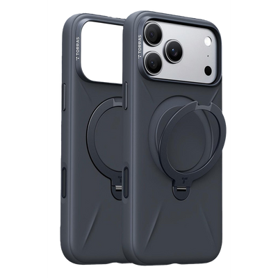 Torras Apple iPhone 18 Pro Max Ostand Q3 Silicone Standlı Magsafe Kapak