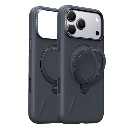 Torras Apple iPhone 18 Pro Max Ostand Q3 Silicone Standlı Magsafe Kapak