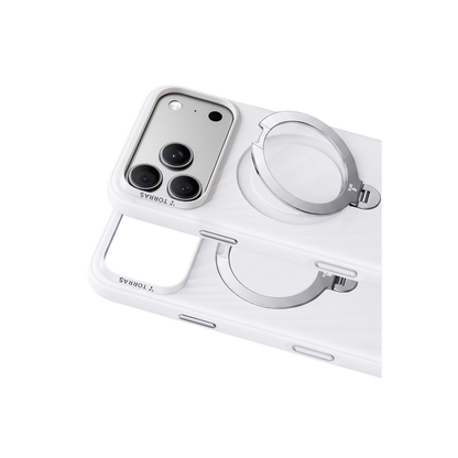 Torras Apple iPhone 18 Pro Max Ostand Q3 Silicone Wind Standlı Magsafe Kapak