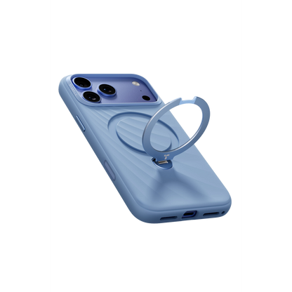 Torras Apple iPhone 18 Pro Max Ostand Q3 Silicone Wind Standlı Magsafe Kapak