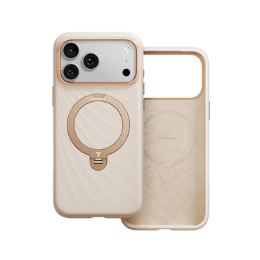 Torras Apple iPhone 18 Pro Max Ostand Q3 Silicone Wind Standlı Magsafe Kapak