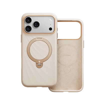 Torras Apple iPhone 18 Pro Max Ostand Q3 Silicone Wind Standlı Magsafe Kapak