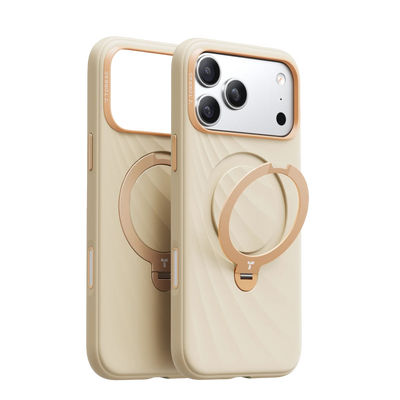 Torras Apple iPhone 18 Pro Max Ostand Q3 Silicone Wind Standlı Magsafe Kapak