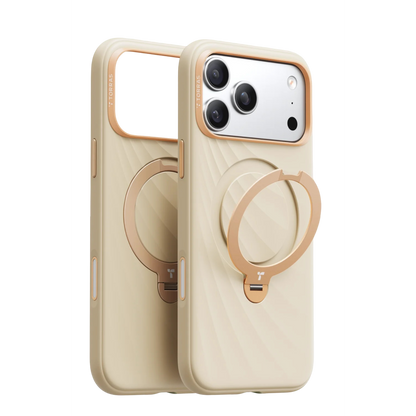 Torras Apple iPhone 18 Pro Max Ostand Q3 Silicone Wind Standlı Magsafe Kapak