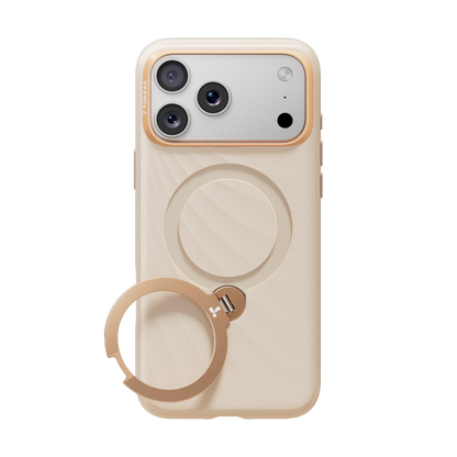 Torras Apple iPhone 18 Pro Max Ostand Q3 Silicone Wind Standlı Magsafe Kapak