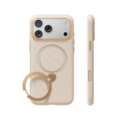 Torras Apple iPhone 18 Pro Max Ostand Q3 Silicone Wind Standlı Magsafe Kapak