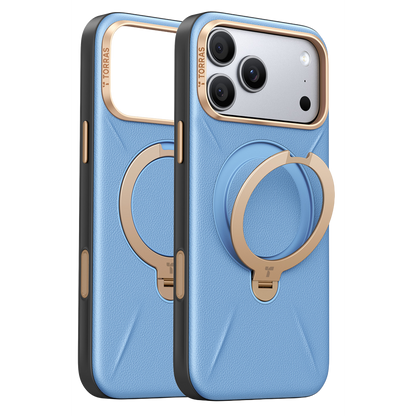 Torras Apple iPhone 18 Pro O Stand Spin VegSkin Serisi Magsafe Kılıf