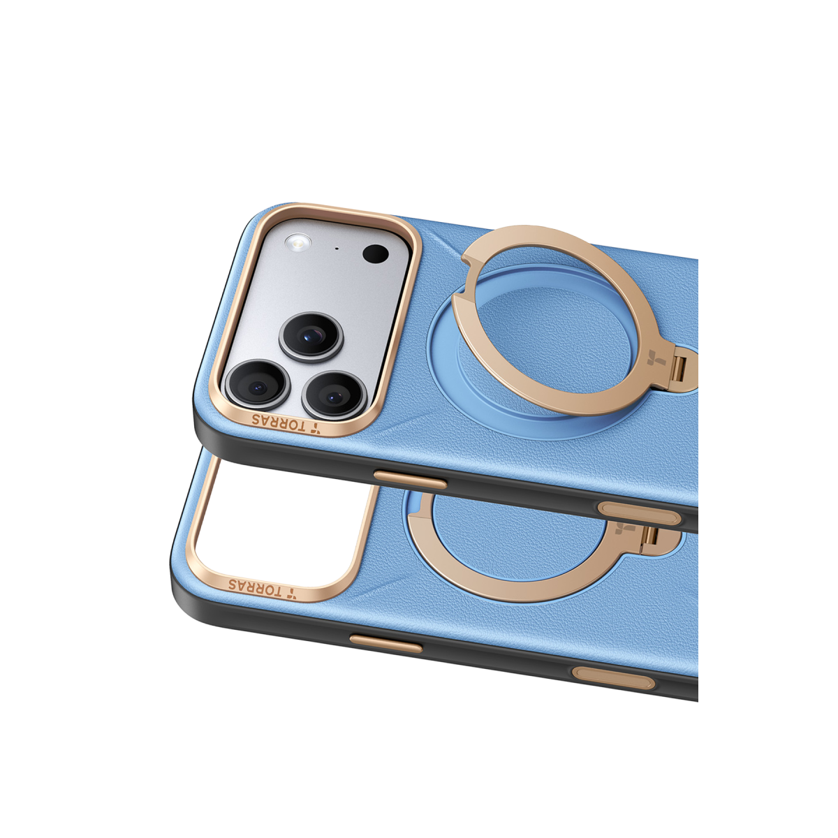Torras Apple iPhone 18 Pro O Stand Spin VegSkin Serisi Magsafe Kılıf