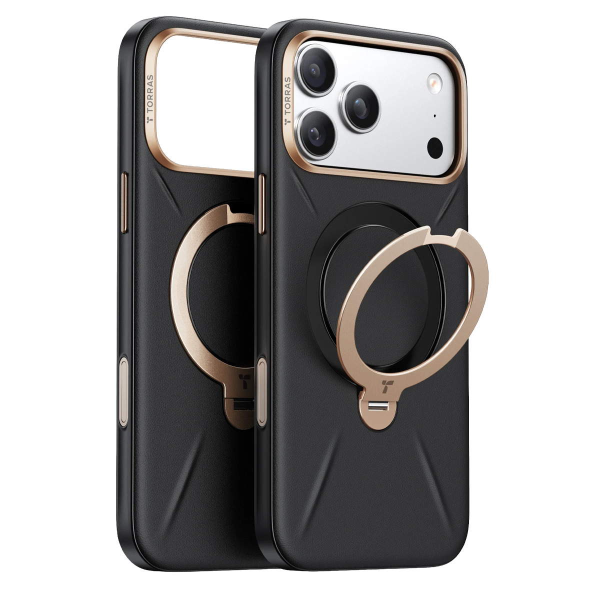 Torras Apple iPhone 18 Pro O Stand Spin VegSkin Serisi Magsafe Kılıf