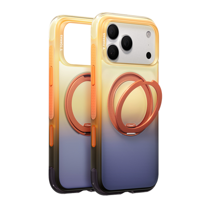 Torras Apple iPhone 18 Pro O3 Air Gradient Standlı Magsafe Kapak