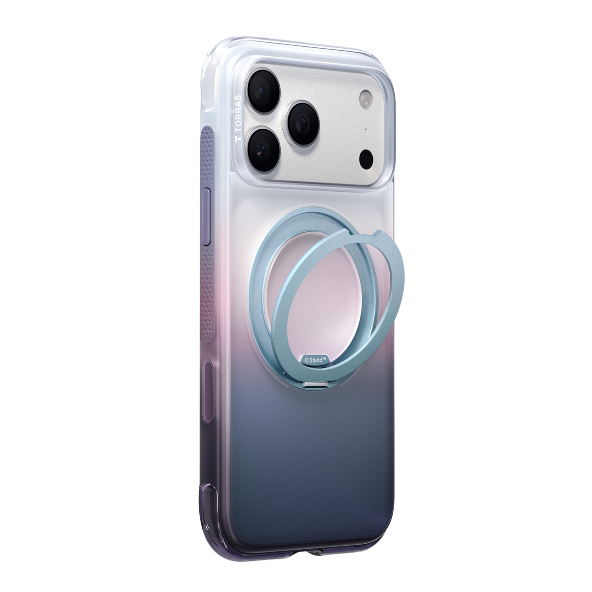 Torras Apple iPhone 18 Pro O3 Air Gradient Standlı Magsafe Kapak