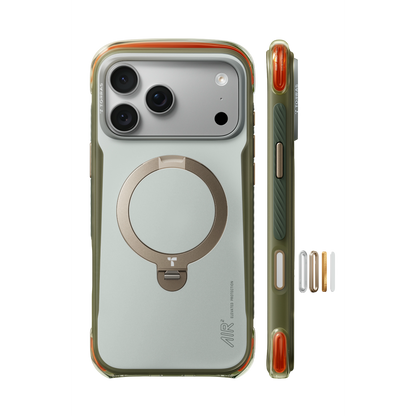 Torras Apple iPhone 18 Pro Ostand Q3 Air Pro Standlı Magsafe Kapak