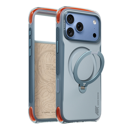 Torras Apple iPhone 18 Pro Ostand Q3 Air Pro Standlı Magsafe Kapak