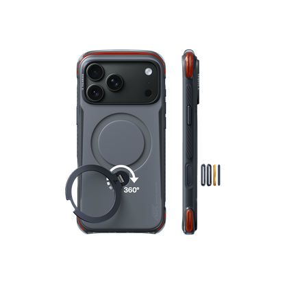Torras Apple iPhone 18 Pro Ostand Q3 Air Pro Standlı Magsafe Kapak