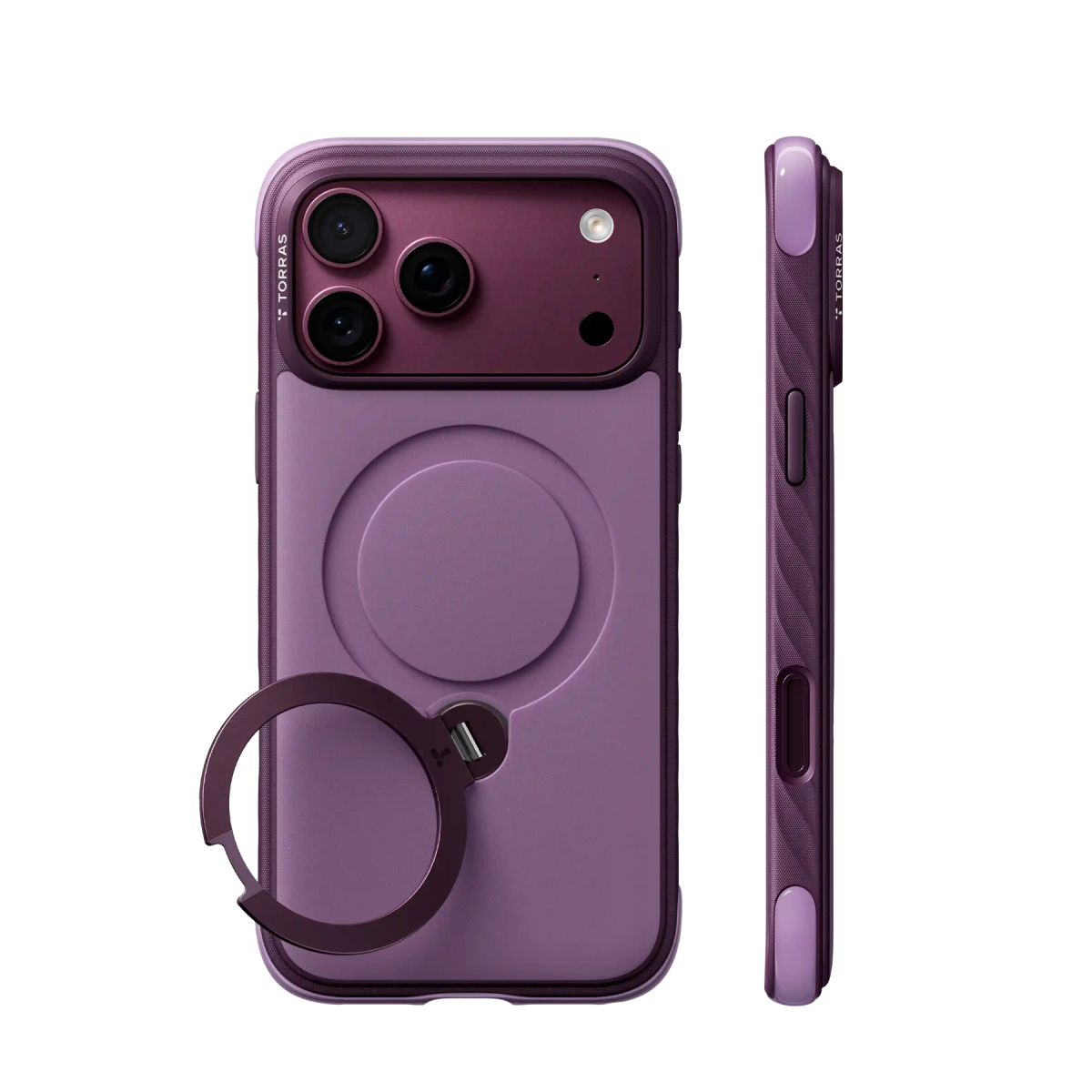 Torras Apple iPhone 18 Pro Ostand Q3 Rugg Standlı Magsafe Kapak