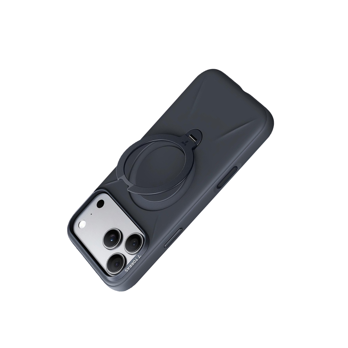 Torras Apple iPhone 18 Pro Ostand Q3 Silicone Standlı Magsafe Kapak