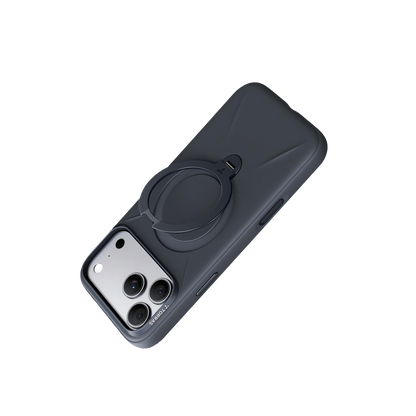 Torras Apple iPhone 18 Pro Ostand Q3 Silicone Standlı Magsafe Kapak