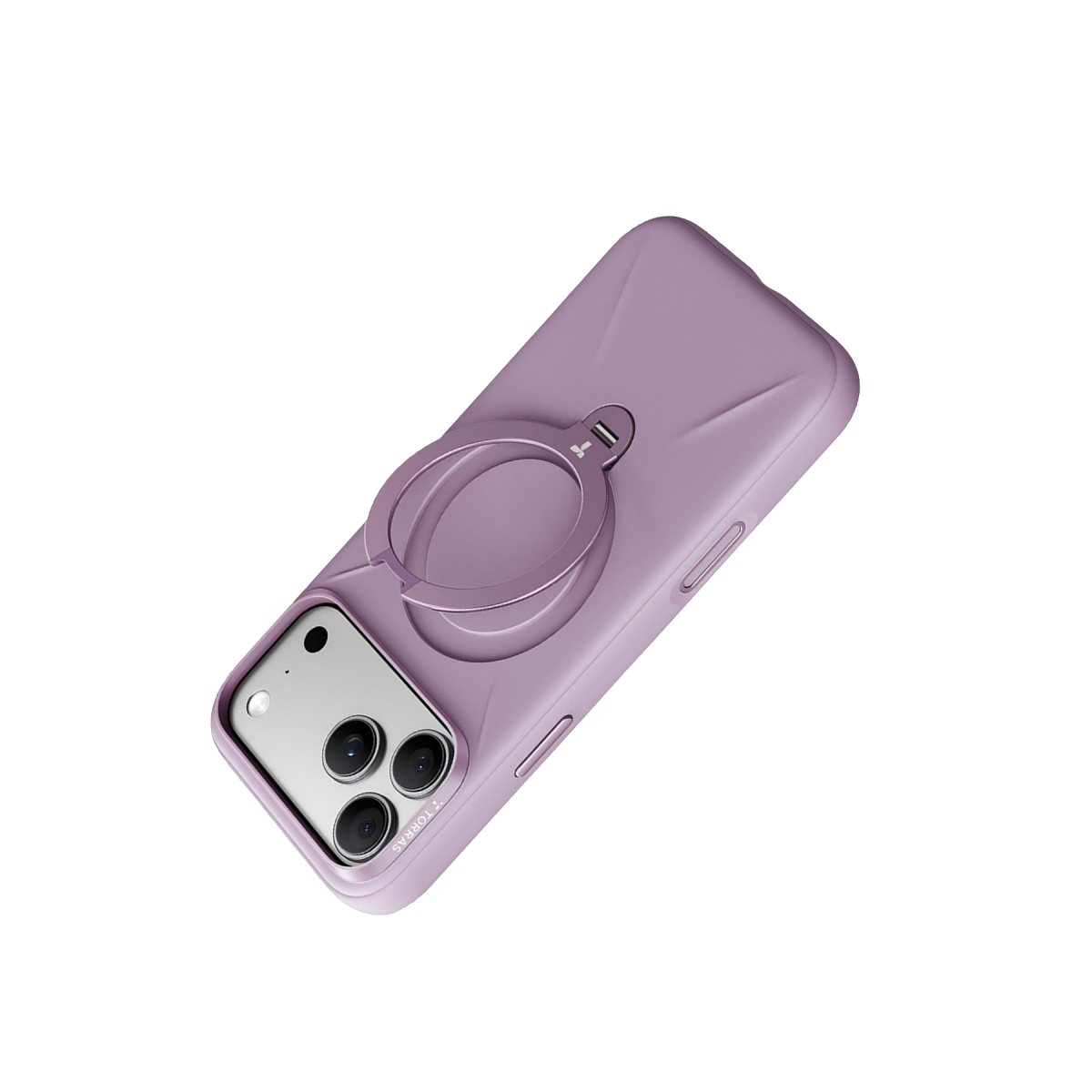 Torras Apple iPhone 18 Pro Ostand Q3 Silicone Standlı Magsafe Kapak