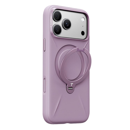 Torras Apple iPhone 18 Pro Ostand Q3 Silicone Standlı Magsafe Kapak