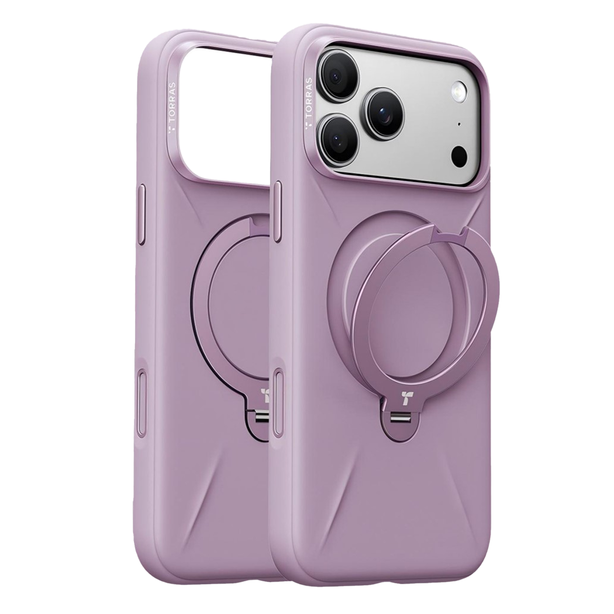 Torras Apple iPhone 18 Pro Ostand Q3 Silicone Standlı Magsafe Kapak