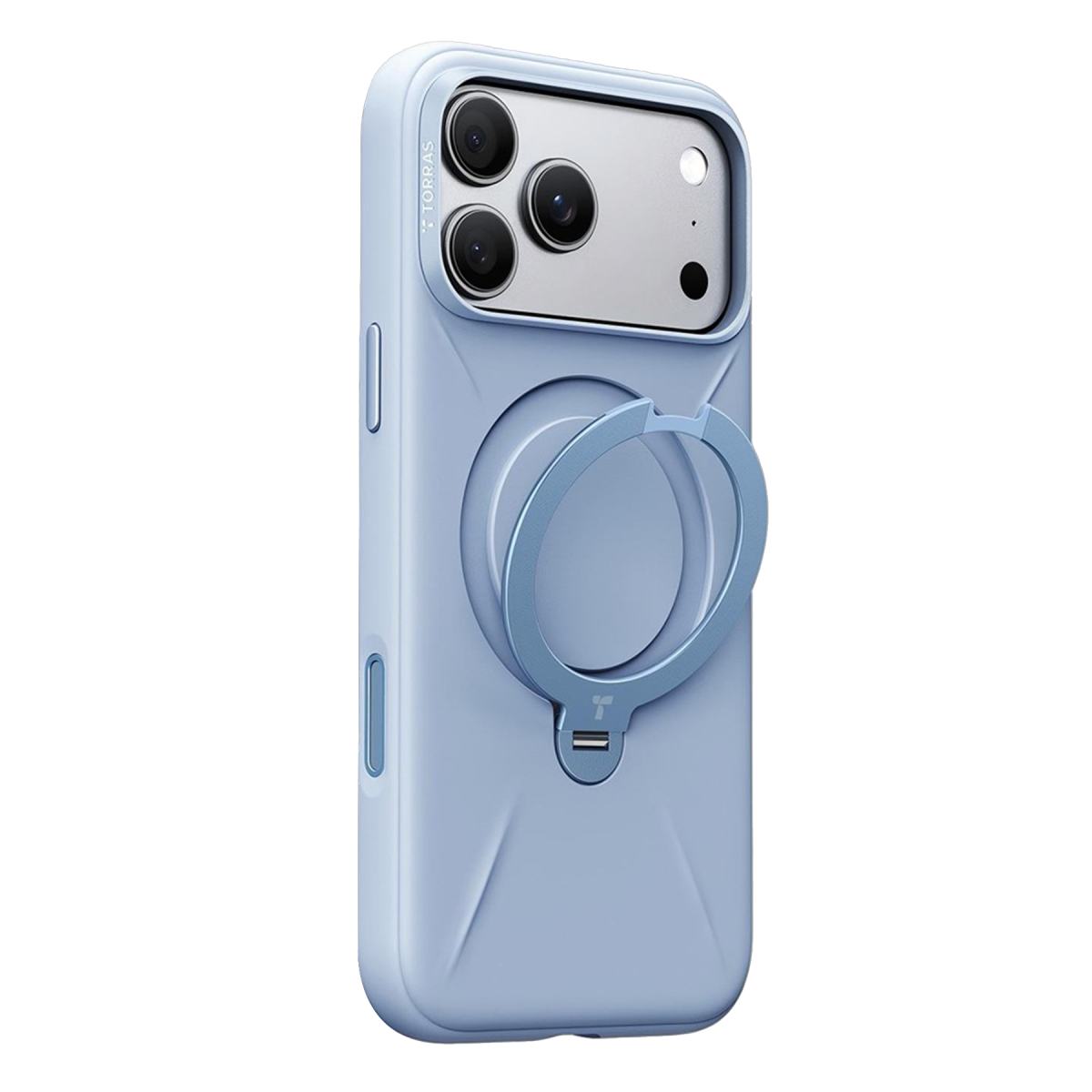 Torras Apple iPhone 18 Pro Ostand Q3 Silicone Standlı Magsafe Kapak