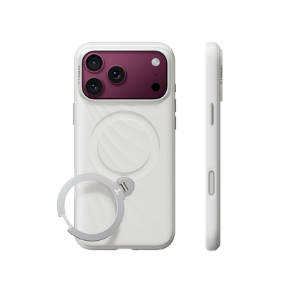 Torras Apple iPhone 18 Pro Ostand Q3 Silicone Wind Standlı Magsafe Kapak