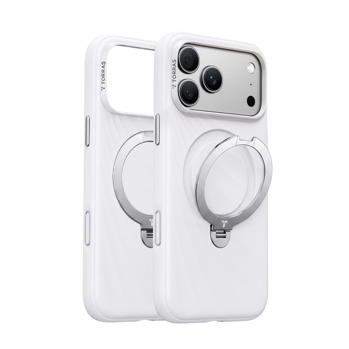 Torras Apple iPhone 18 Pro Ostand Q3 Silicone Wind Standlı Magsafe Kapak