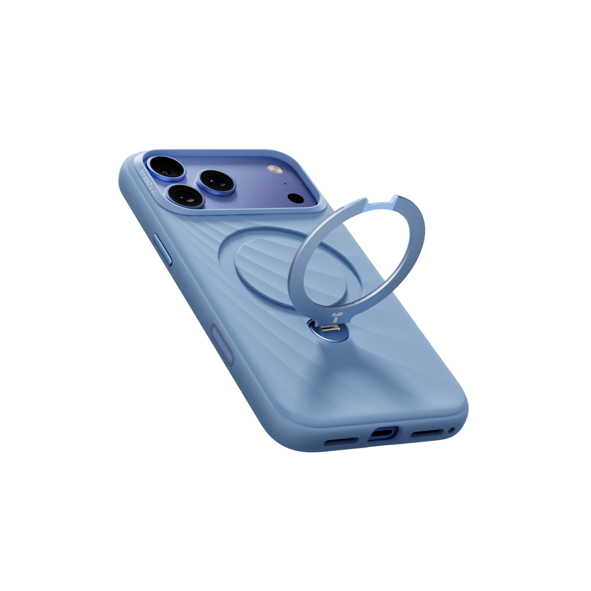 Torras Apple iPhone 18 Pro Ostand Q3 Silicone Wind Standlı Magsafe Kapak