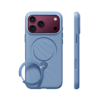 Torras Apple iPhone 18 Pro Ostand Q3 Silicone Wind Standlı Magsafe Kapak