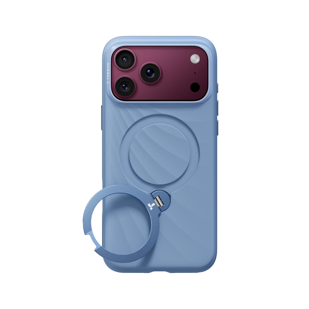Torras Apple iPhone 18 Pro Ostand Q3 Silicone Wind Standlı Magsafe Kapak