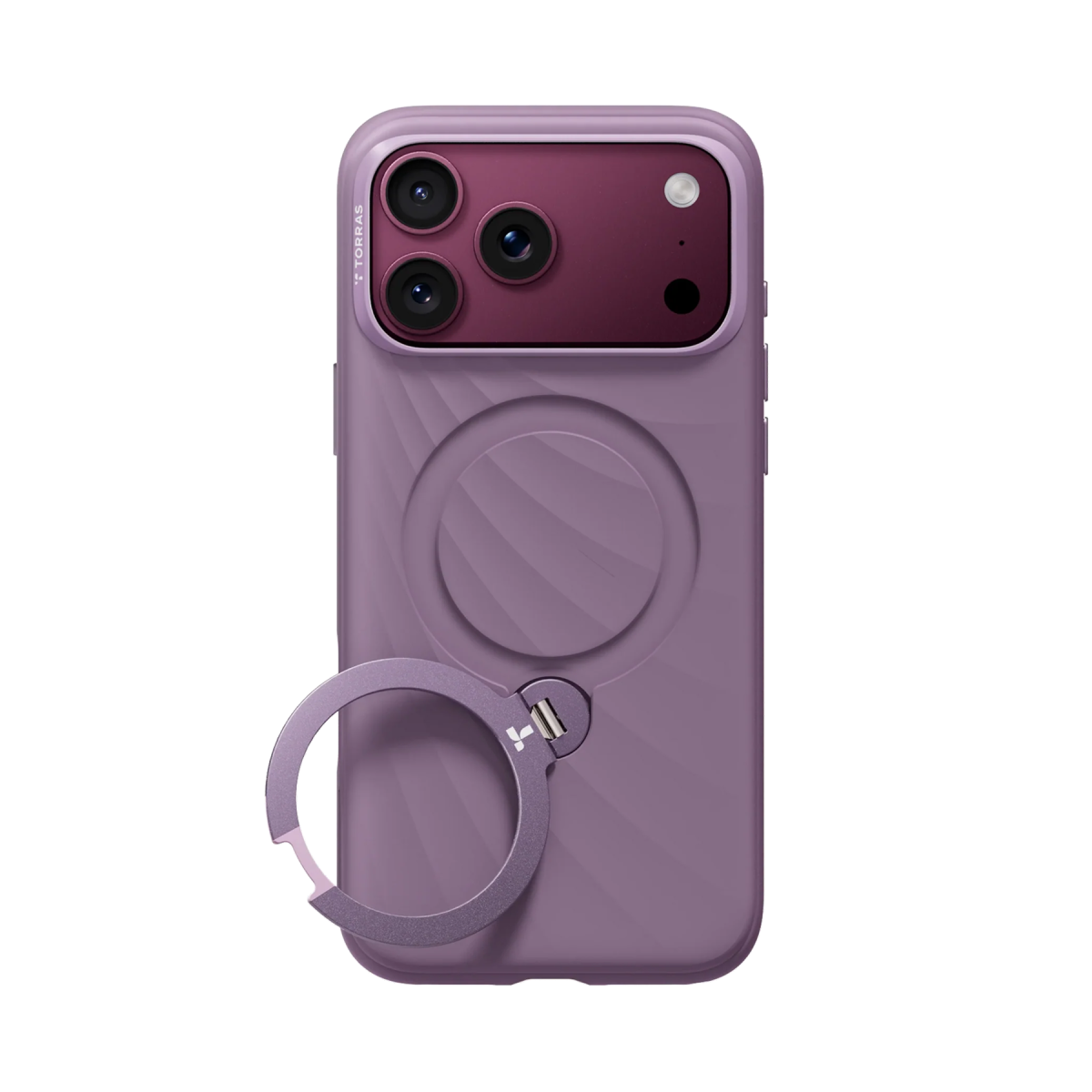 Torras Apple iPhone 18 Pro Ostand Q3 Silicone Wind Standlı Magsafe Kapak