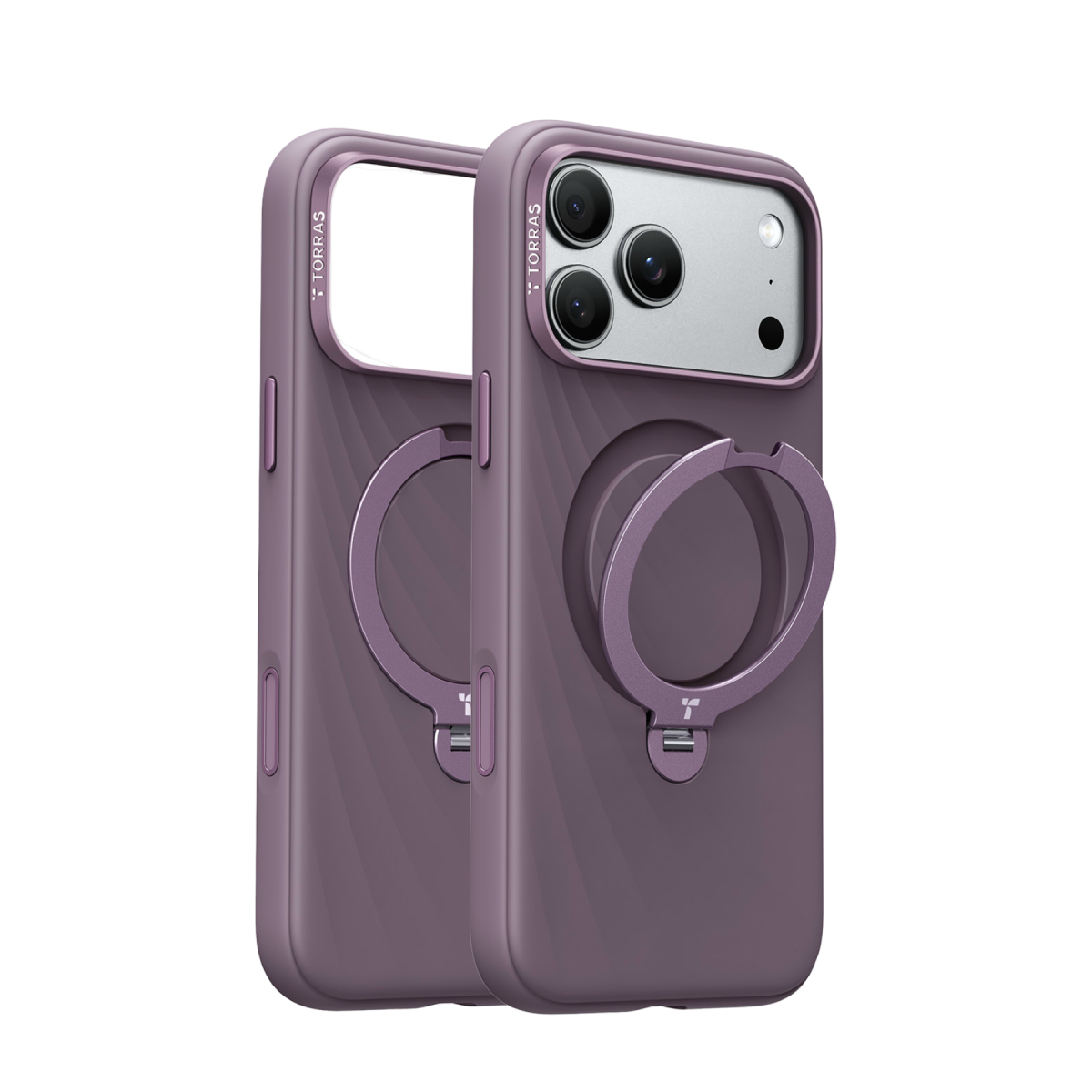 Torras Apple iPhone 18 Pro Ostand Q3 Silicone Wind Standlı Magsafe Kapak