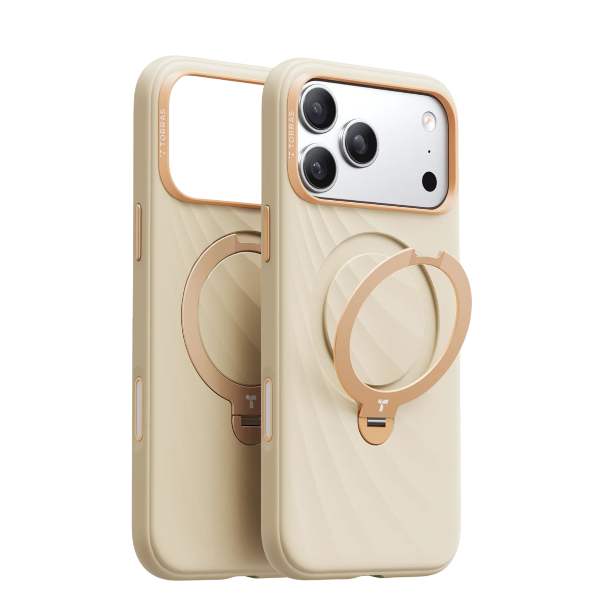 Torras Apple iPhone 18 Pro Ostand Q3 Silicone Wind Standlı Magsafe Kapak