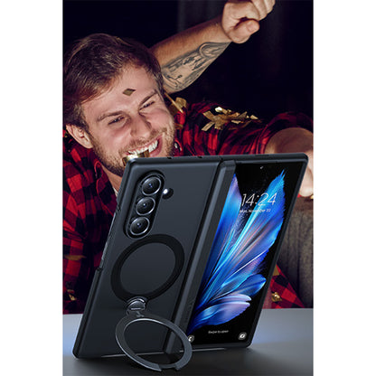 Torras Samsung Galaxy Z Fold 7 2 Adet Ekran Koruyuculu O Stand Spin Serisi Magsafe Kılıf