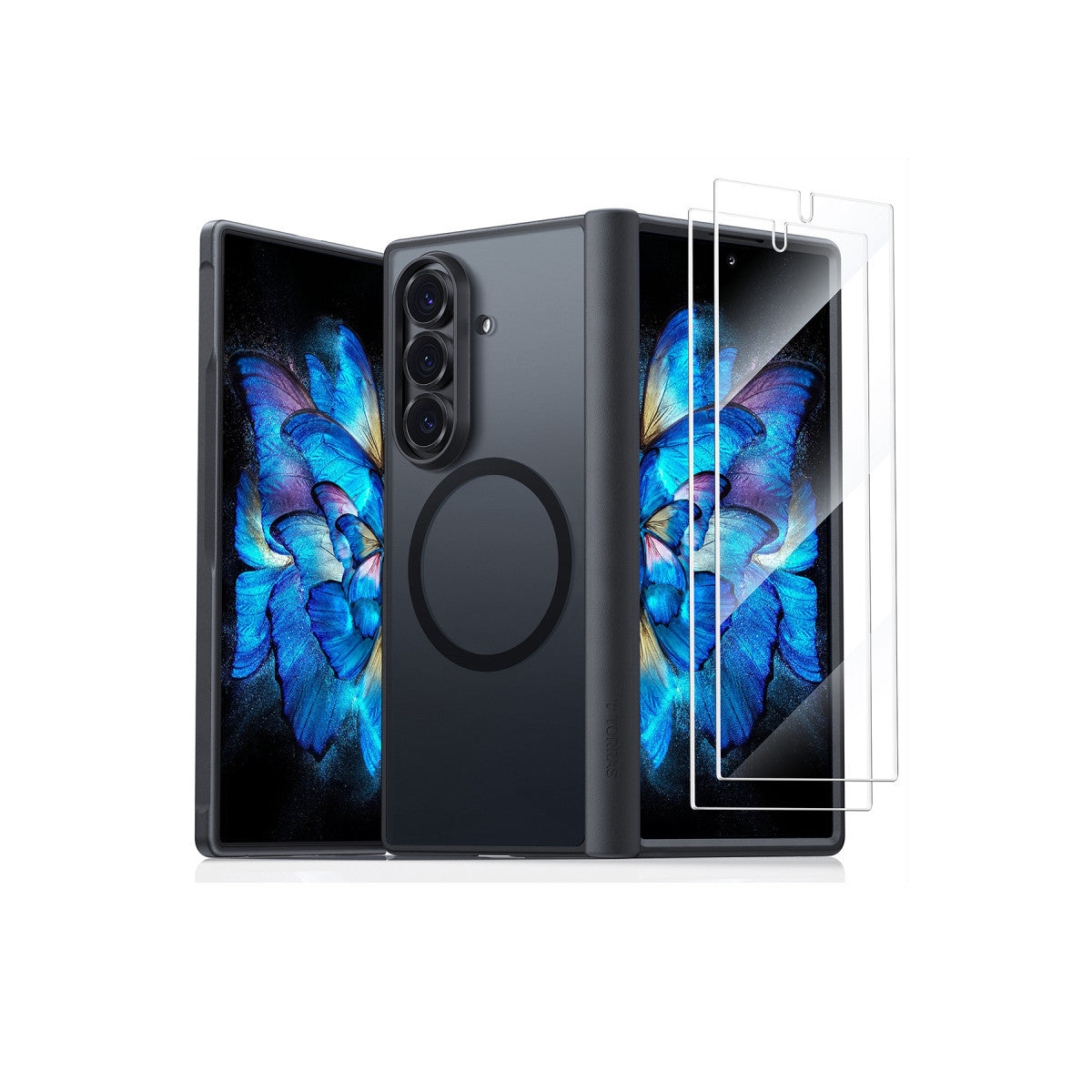 Torras Samsung Galaxy Z Fold 7 2 Adet Ekran Koruyuculu Guardian Magsafe Kılıf