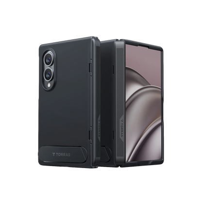 Torras Samsung Galaxy Z Fold 8 Ostand L1 2 Adet Ekran Koruyuculu Standlı Magsafe Kapak