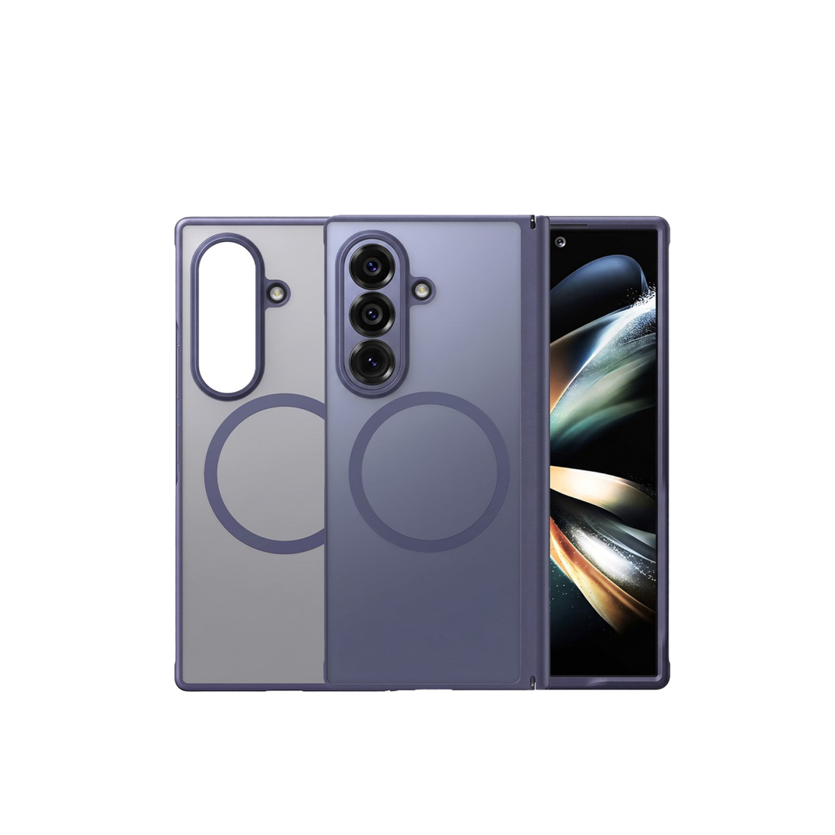 Torras Samsung Galaxy Z Fold 8 Ultra 2 Adet Ekran Koruyuculu Guardian Magsafe Kılıf