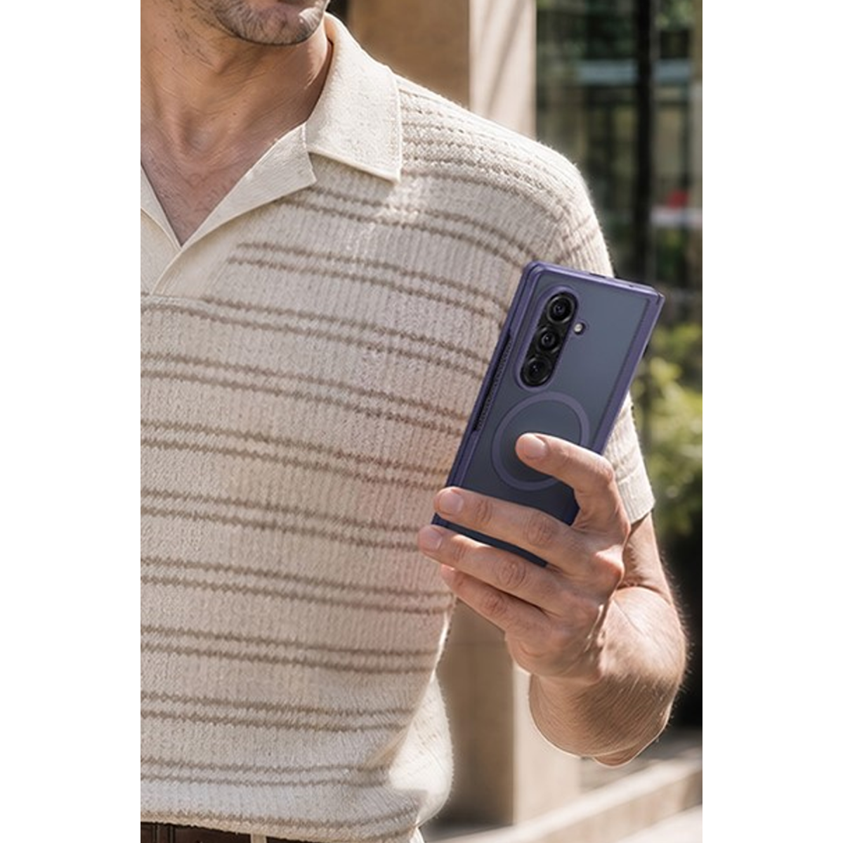 Torras Samsung Galaxy Z Fold 8 Ultra 2 Adet Ekran Koruyuculu Guardian Magsafe Kılıf