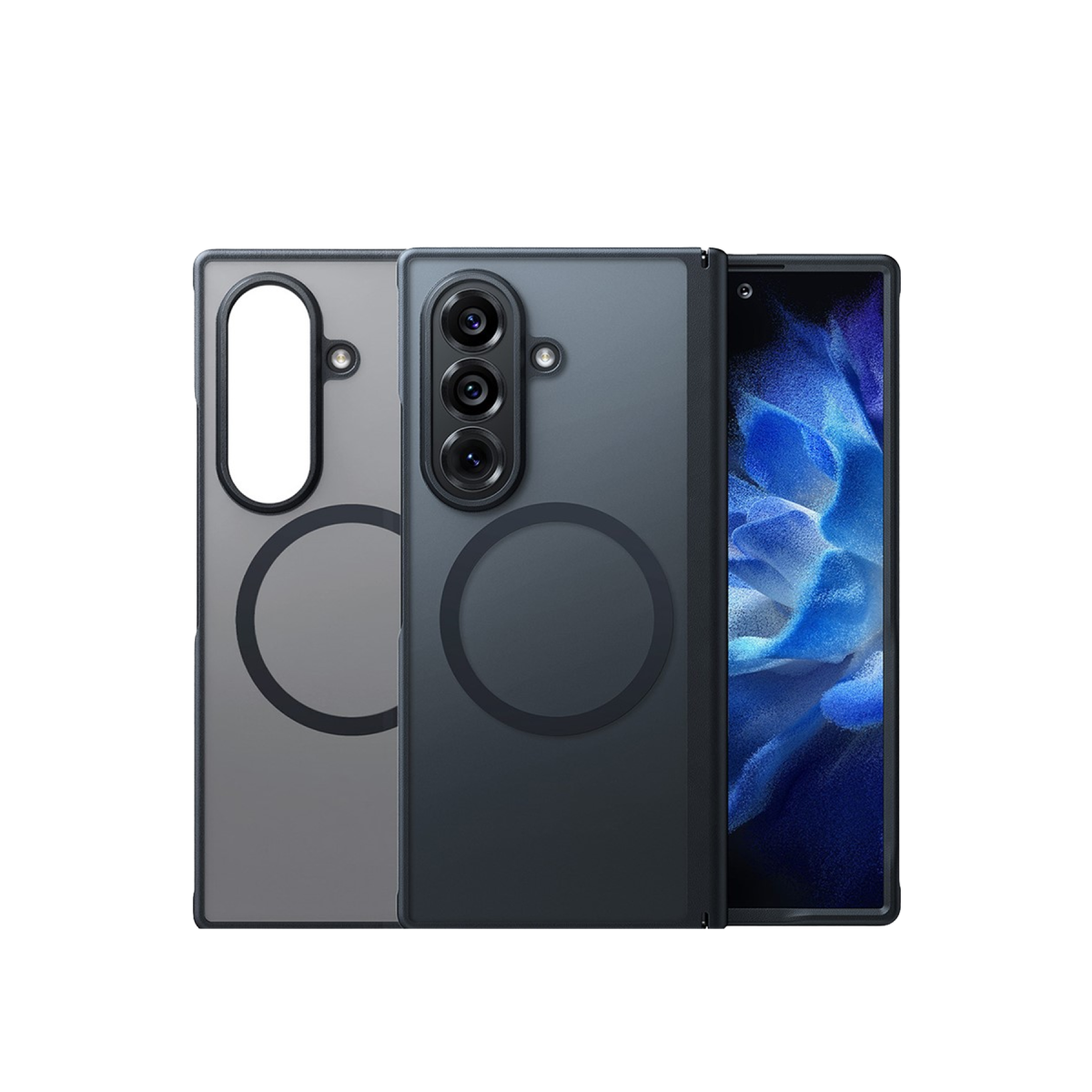 Torras Samsung Galaxy Z Fold 8 Ultra 2 Adet Ekran Koruyuculu Guardian Magsafe Kılıf